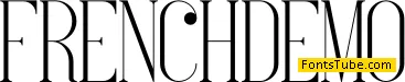 French Demo Font