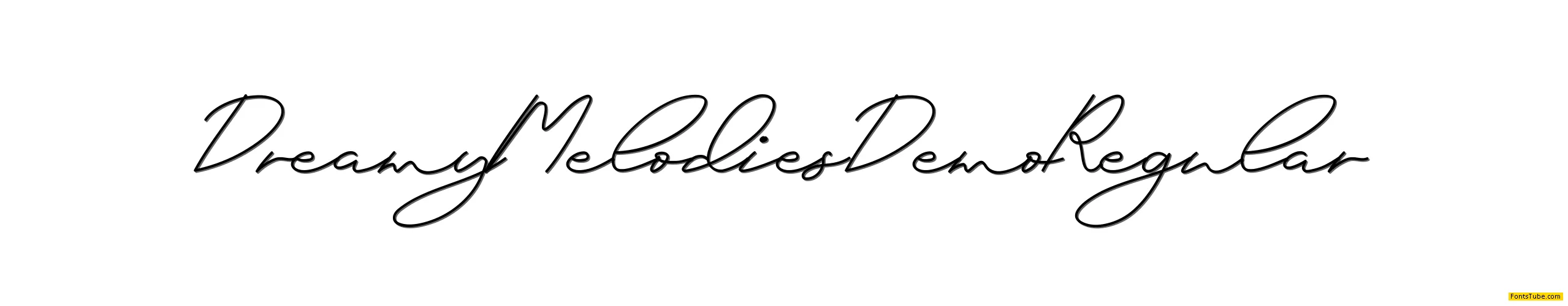 Dreamy Melodies Demo Font