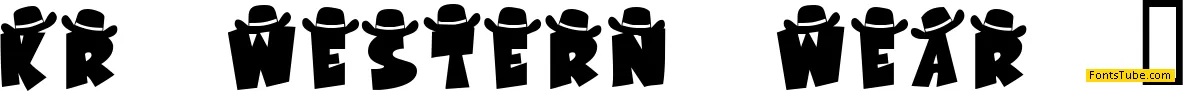 KR Western Wear 1 Font