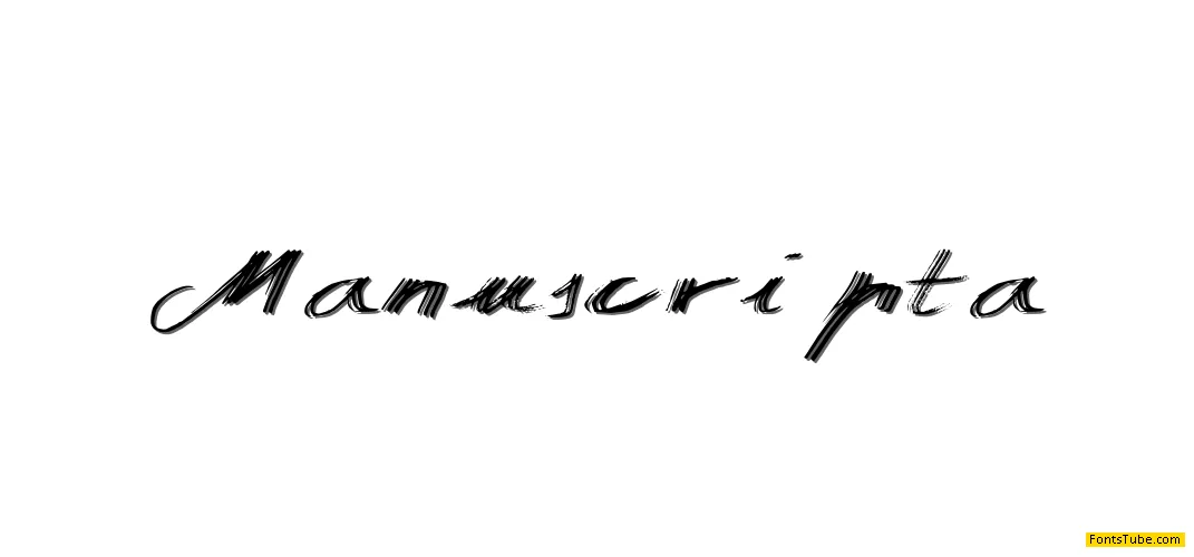 Manuscripta Font