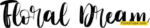 Floral Dream - personal use Font