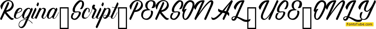 Regina Script Font