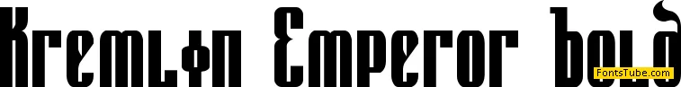 Kremlin Emperor Font