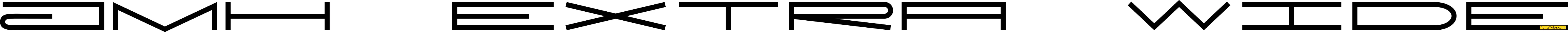 JMH Extra Wide Font
