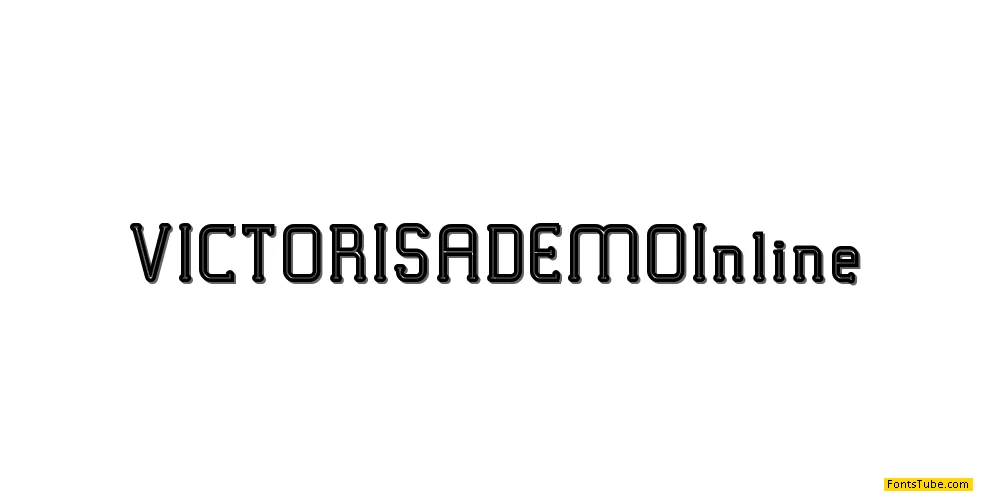 VICTORISA DEMO Font Family