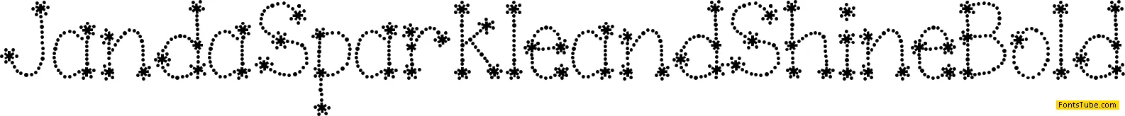 Janda Sparkle and Shine Font Family
