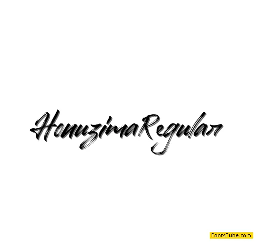 Honuzima Font