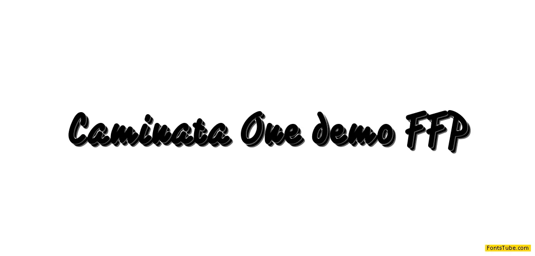 Caminata One Font