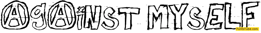 against myself Font