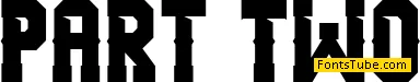 Part Two Font