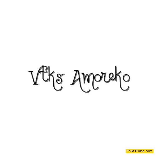 Vtks Amoreko Font
