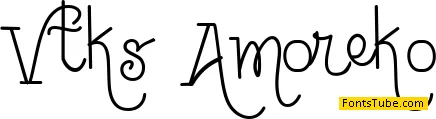 Vtks Amoreko Font