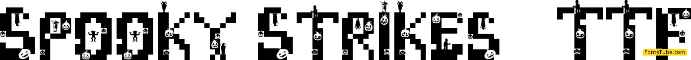 Spooky Strikes Font Family