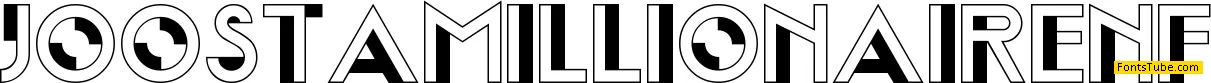 Joost A Millionaire NF Font