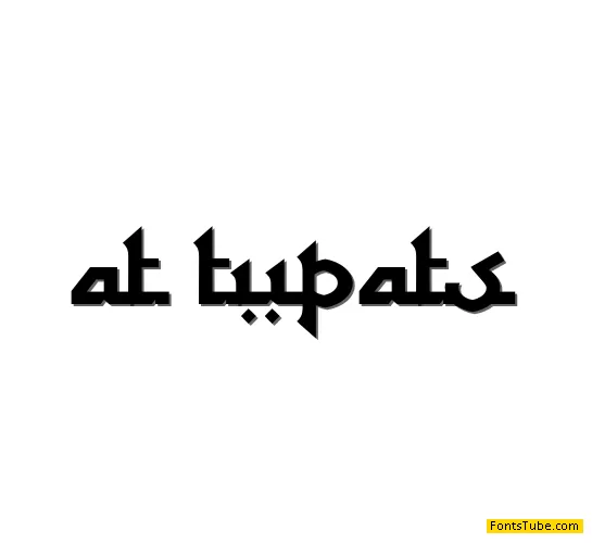 at tupats Font