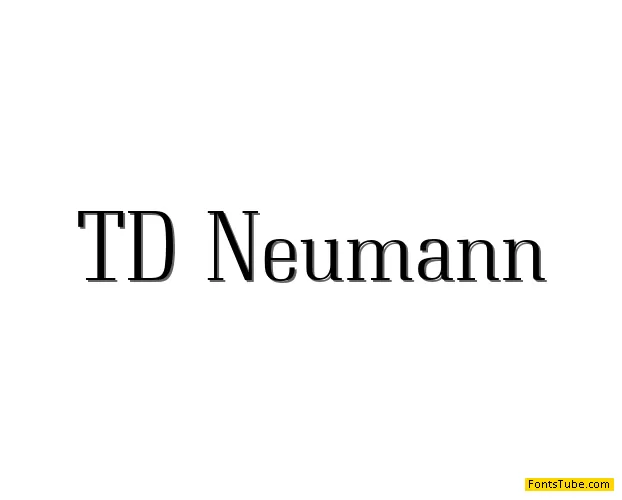 Neumann Font