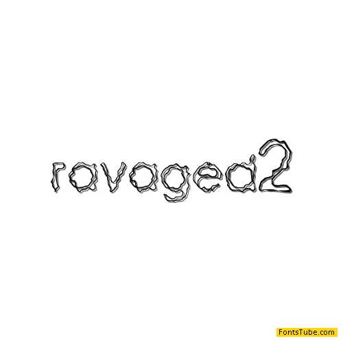 Ravaged By Years BRK Font