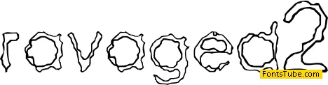 Ravaged By Years BRK Font