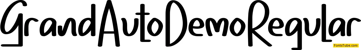 Grand Auto Demo Font