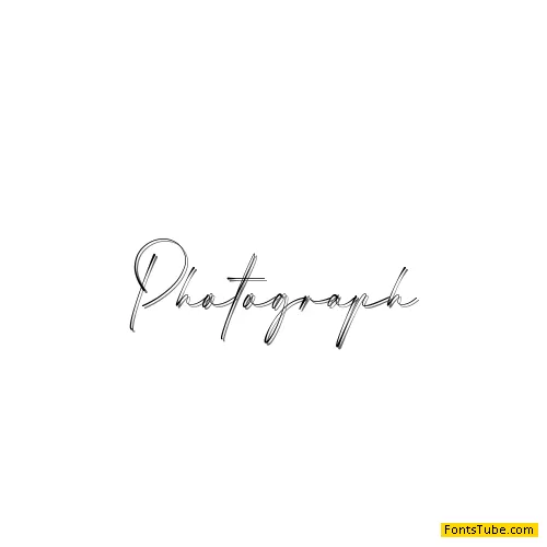 Photograph Font