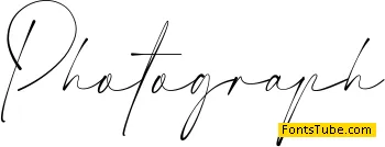 Photograph Font