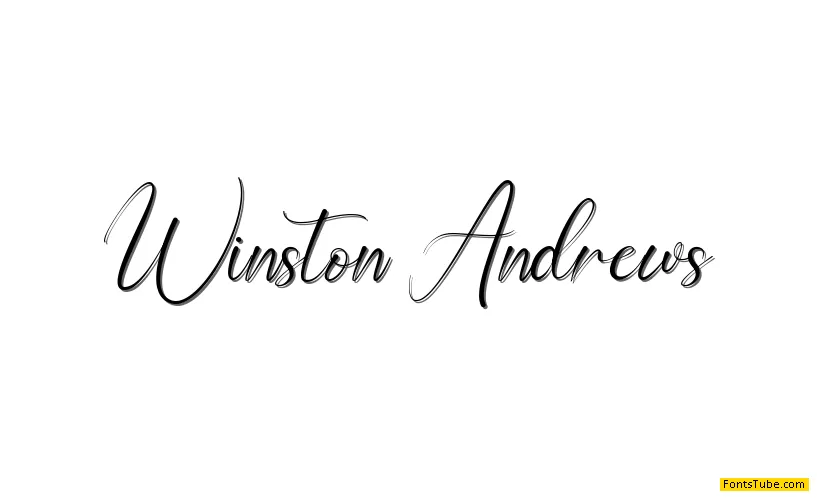 Winston Andrews Font