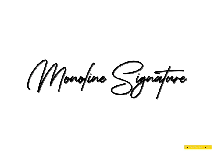 Monoline Signature