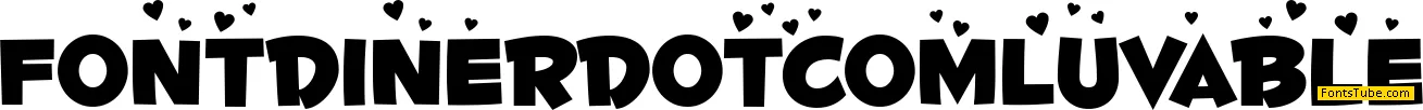 Fontdinerdotcom Luvable Font