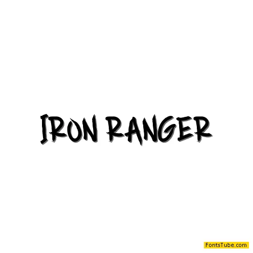 IRON RANGER Font
