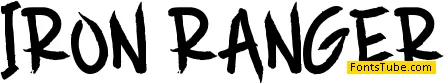 IRON RANGER Font