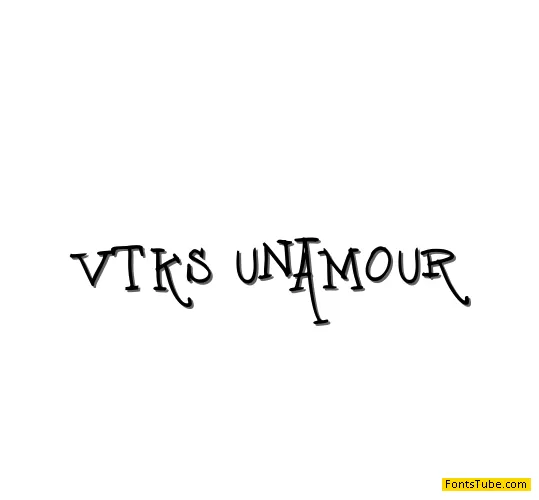 vtks unamour Font