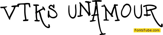vtks unamour Font