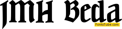 JMH Beda Font