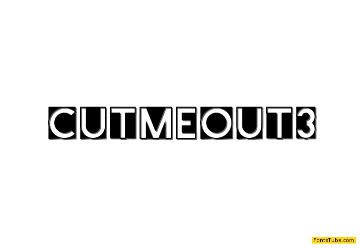Cut Me Out Font Family
