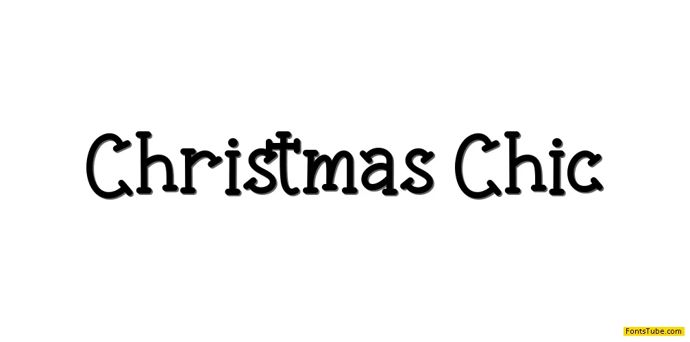 Christmas Chic Font