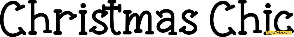 Christmas Chic Font