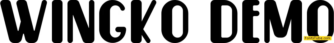 Wingko Demo Font