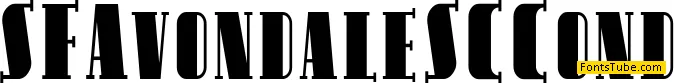 SF Avondale Font Family