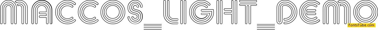 MACCOS Font Family