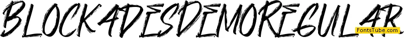 Blockades Demo Font