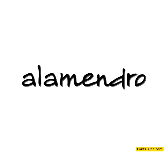 Alamendro FG Font