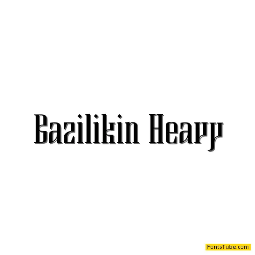 Bazilikin Font Family