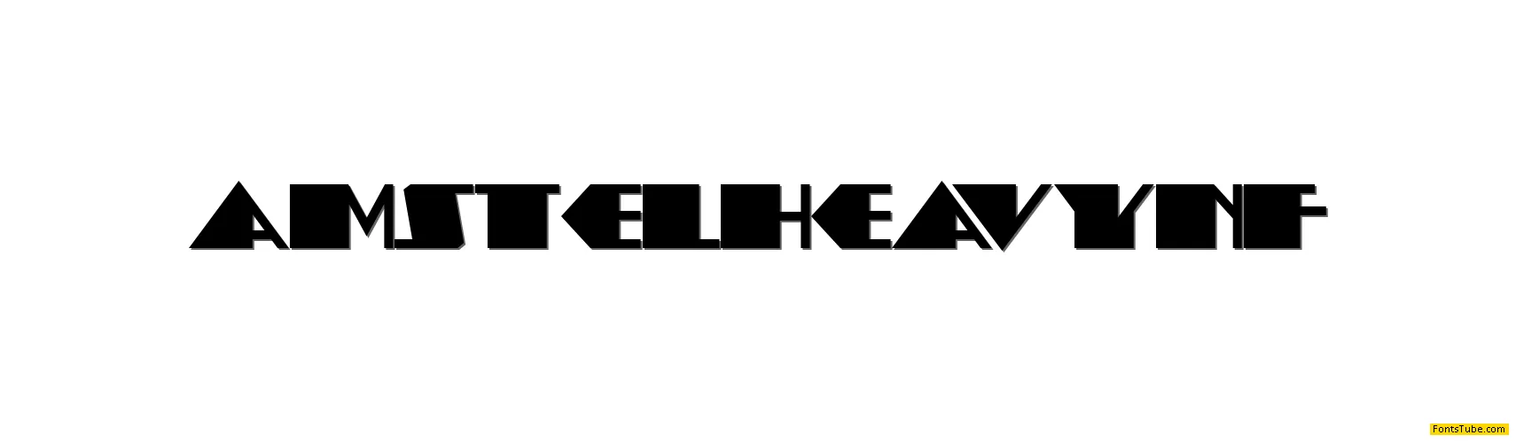 Amstel Heavy NF Font