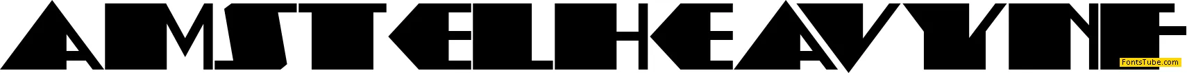 Amstel Heavy NF Font