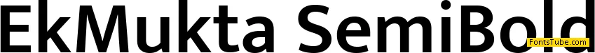 Ek Mukta Font Family
