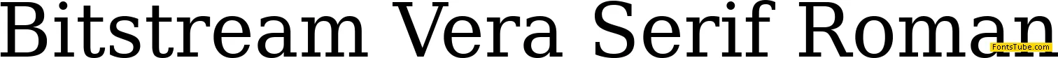 Bitstream Vera Serif Font Family