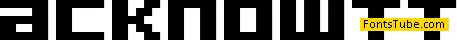 Acknowledge TT BRK Font