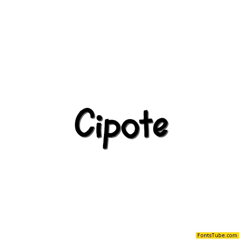 Cipote Font