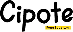 Cipote Font