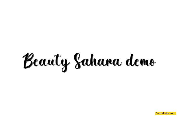 Beauty Sahara Font